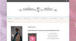 Desktop Screenshot of goddessrobes.com
