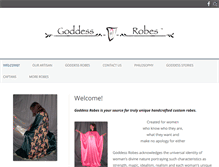 Tablet Screenshot of goddessrobes.com